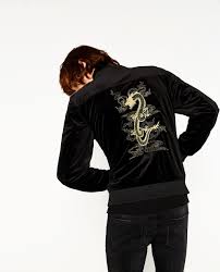 Imagen 4 De Bomber Terciopelo De Zara Velvet Bomber Jacket Velvet Bomber Bomber Jacket