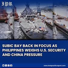 Subic Bay Returns to Spotlight Amid US–China Rivalry Subic Bay is вновь emerging as a strategic focal point as the Philippines weighs US security guarantees against China's economic leverage and military pressure.