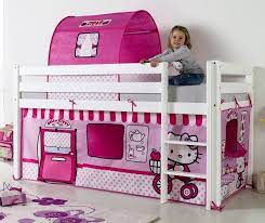 Hello kitty bett 90×200 betten house und dekor galerie. Hochbett Alex Kinderbett Spielbett Bett Weiss Stoffset Hello Kitty Gunstig Mobel Kuchen Buromobel Kaufen Froschkonig24