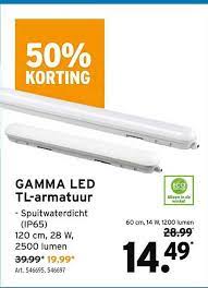gamma led tl armatuur aanbieding bij gamma