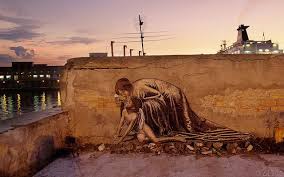 La Speranza Che Risolleva L Amore Ferito Urban Art Wall Street Art Street Artists