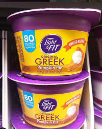 Dannon Light Fit Greek Pumpkin Pie Yogurt Dannon Stay In Shape Fitness