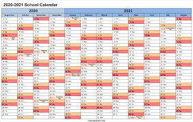 2020 2021 School Calendar Template Academic Calendar 2020 21 In 2020 School Calendar Academic Calendar Calendar 2020