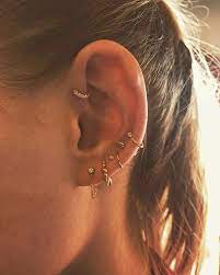 Pinterest Autumn Indiko Helix Piercing Ideas Helix Piercing Piercings Conch Piercing Piercings Rook Or Earings Piercings Ear Jewelry Cool Ear Piercings