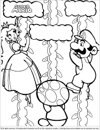 This classic character has been around for a long time and isn't going anywhere, any time soon. Super Mario Brothers Colouring Book Coloring Library