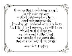 Funny Poem Wedding Gift Money Wedding Money Wedding Humor