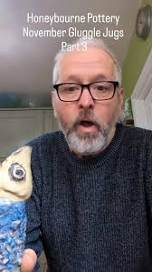 November's shoal of gluggle jugs put to the test., If you want to make one  of these beauties, you can find out more at  https://www.honeybournepottery.co.uk/gluggle-jug-class