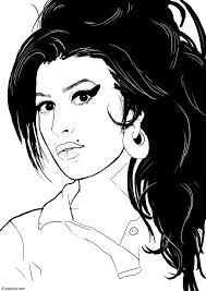 Keep your kids busy doing something fun and creative by printing out free coloring pages. Coloring Page Amy Winehouse Free Printable Coloring Pages Img 15394