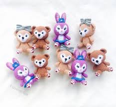 duffy and friends duffy shellemay stellalou amigurumi amigurumitoy amigurumidoll diy craft handcraft handmade cute croc 編み 図 編み物 編み図 かぎ針編みのクラフト