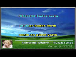 Turkce Karaoke Kahverengi Gozlerin Muazzez Ersoy 640x360 Youtube