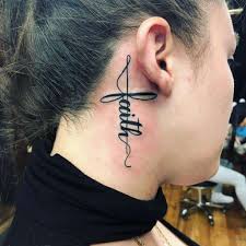 On the neck region, we've the nice feather tattoo for the cute feminine looks. Top 50 Best Faith Cross Tattoo Ideas 2021 Inspiration Guide