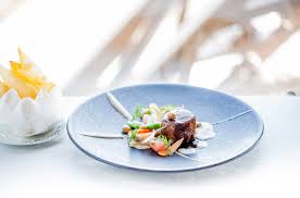 Le Jules Verne Paris France Eiffel Tower Restaurant Food Spiced Salad Matcha Healthy