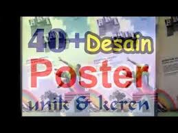 40 Poster Desain Unik Dan Keren Youtube