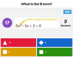 Get some tips for phrasing them in the best possible way for increasing learning impact in your training. Math By Kahoot Algebra Kahoot Math Games Middle School Algebraic Expressions Quadratics