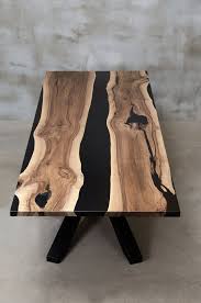 Personalized Live Edge Table Made Of European Walnut Wood Etsy In 2020 Wood Resin Table Resin Table Epoxy Wood Table