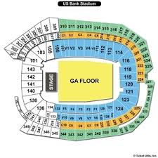 us bank seat chart us bank stadium interactive seating chart