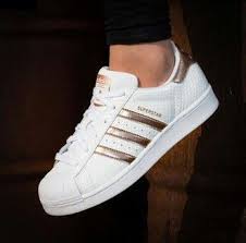 Black Adidas Shoes With Gold Adidas Superstar Rose Gold Stripes Absolutely Ahhhmazing Gold Adidas Rose Gold Adidas Adidas Superstar