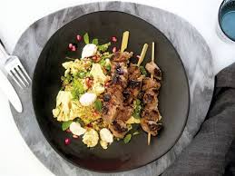 Maybe you would like to learn more about one of these? Lamb Kebabs With Roasted Cauliflower And Couscous Salad