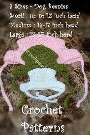 Instant Download Crochet Pattern Bundle Dog Beanies Small Etsy Crochet Dog Hat Crochet Dog Beanie Crochet Patterns