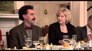 Cultural learnings of america for make benefit glorious nation of kazakhstan (or simply borat) is a 2006 mockumentary comedy film directed by larry charles and starring sacha baron cohen. Borat Dinner Party Scene Youtube