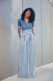 Black And White Striped Pants Outfit Ideas What To Wear With Striped Pants Outfit Ideas 2017 Fashiontasty Com Maxi Skirt Style Skirt Fashion Maxi Skirt Outfits