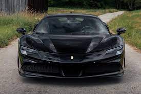 An unusual black ferrari has been seen outside of one of the automaker's test facilities. Novitec Ferrari Sf90 Stradale Packs 1 033 Hp Hypebeast
