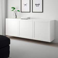 Besta Wall Mounted Cabinet Combination White Hanviken White Ikea Wall Mounted Cabinet Ikea Ikea Wall