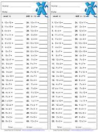 Multiplication Worksheets