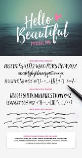 Hello Beautiful Font Duo Swashes Beautiful Fonts Handwritten Fonts Lettering Fonts