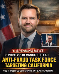 Vice President Vance on his new role leading the Trump Administration's War  on Fraud: “The American citizens were ripped off by people who shouldn't be  here, and by politicians who should have