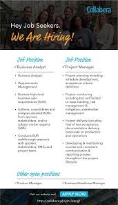 Collabera Philippines Company Page Admin Linkedin In 2020 Business Analysis Risk Management Job Seeker