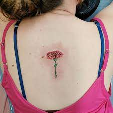 Fresh And Healed Finally Had Another Afrikaans Lady In The Studio Thank You Jodie Dell1994 For Carnation Tattoo Feminine Tattoos Carnation Flower Tattoo