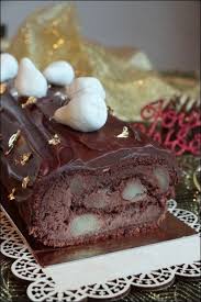 Buche Roulee A La Poire Chocolat Et Pralin Sans Gluten Happy Papilles Recette Poire Au Chocolat Buche Roulee Ganache Au Chocolat
