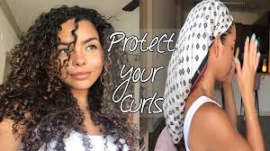 Fluff and separate your curls with your fingers. Protecting Curly Hair Overnight Youtube