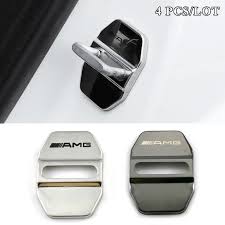Car Styling Stainless Steel Car Jdm Door Lock Cover For Mercedes Benz W211 Amg W204 W210 W203 Cla Gla Accessories Accessoire De Voiture Mercedes Benz Couvercle