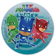 Il compleanno dei tuoi piccoli si avvicina? Cialda Pj Masks Diametro 20 Cm Per Torte Di Compleanno