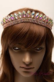 FAST SHIPPING!!! Rose Gold Aurora Borealis Sparkling Tiara, Crystal Tiara,  Wedding Tiara, Crown, Princess Tiara, Quinceañera, Sweet 16