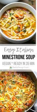 Minestrone Soup Recipe Instant Pot Or Stove The Kitchen Girl Recipe Minestrone Soup Easy Soup Recipes Vegan Soup Recipes