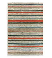 Combine or cut pads to fit your order. Cambridge Stripe Indoor Outdoor Rug 3 3 X 5 Neutral Gray Plowhearth