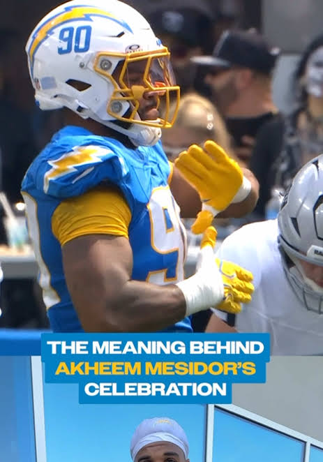 for the culture #ahkeemmesidor #celebration #football #nfl #chargers |  TikTok