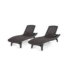 Keter 2 Pack Adjustable Chaise Lounge All Weather Outdoor Furniture Grey Sam S Club Lounge Chair Outdoor Chaise Lounger Patio Chaise