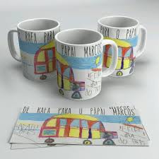 Amo minha mãe, parabéns pelo seu dia! Caneca Dia Das Maes Com Desenho Da Crianca No Elo7 Personarteira Bf77c3