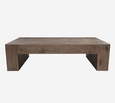 Using thick, solid planks of old growth oak, the artisans fashioned a traffic friend. Raymond 60 Reclaimed Wood Coffee Table Pottery Barn