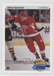 Complete player biography and stats. 1990 91 Upper Deck Base 523 Johan Garpenlov
