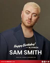 MAY 19 Happy Birthday to @samsmith ! Samuel Frederick Smith is an English  singer and songwriter. In 2012, they rose to prominence when they featured 
