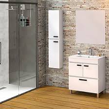 Conjunto De Mueble De Bano City 70 Blanco Seda Espejo Colg Ofertas Muebles Muebles De Bano Muebles