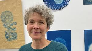 Les cyanotypes d'Eva Aurich au lycée Jean-Moulin