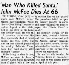 The Man Who Killed Santa Claus Tucson History And Stories From The Star S Archives Tucson Com