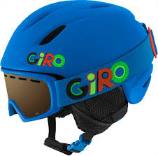 Giro Launch Combo Kids Ski Snowboard Helmet Xs Blue Wild
