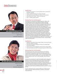 The malaysian capital, kuala lumpur, lies in the western part of the. Senior Management Chemical Company Of Malaysia Berhad